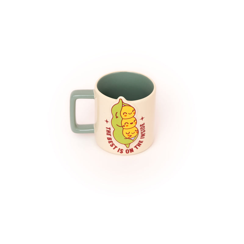 Caneca 3D Ervilhas - Best On The Inside