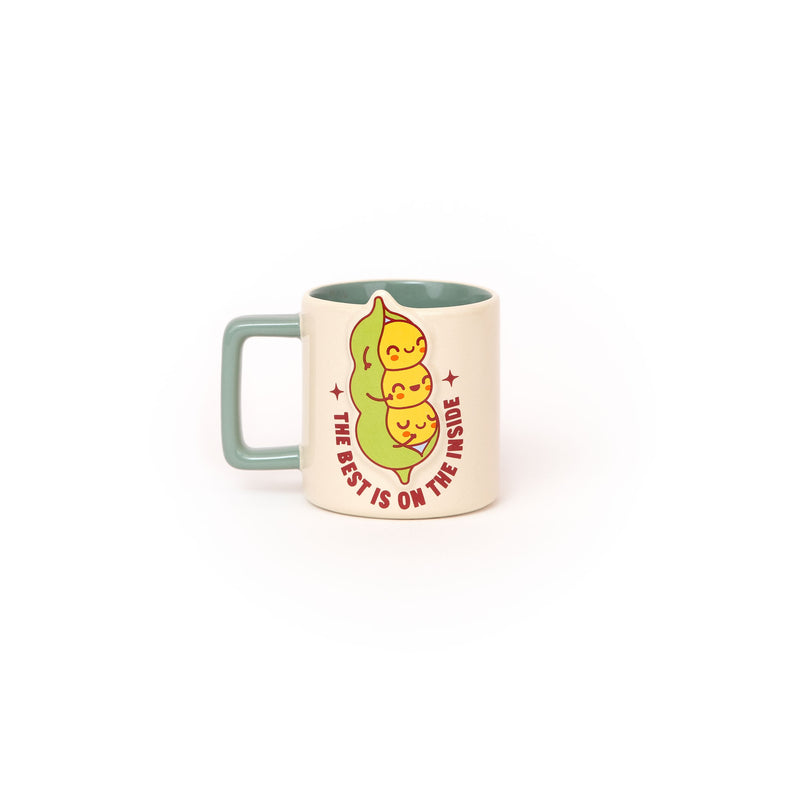 Caneca 3D Ervilhas - Best On The Inside