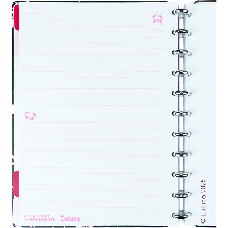 Caderno Inteligente Grande Pandalu Star By Luluca Caderno Inteligente