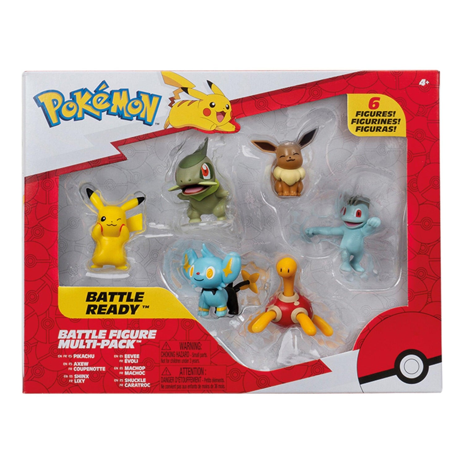 Pokémon - Pack 6 Figuras de Combate Kanto