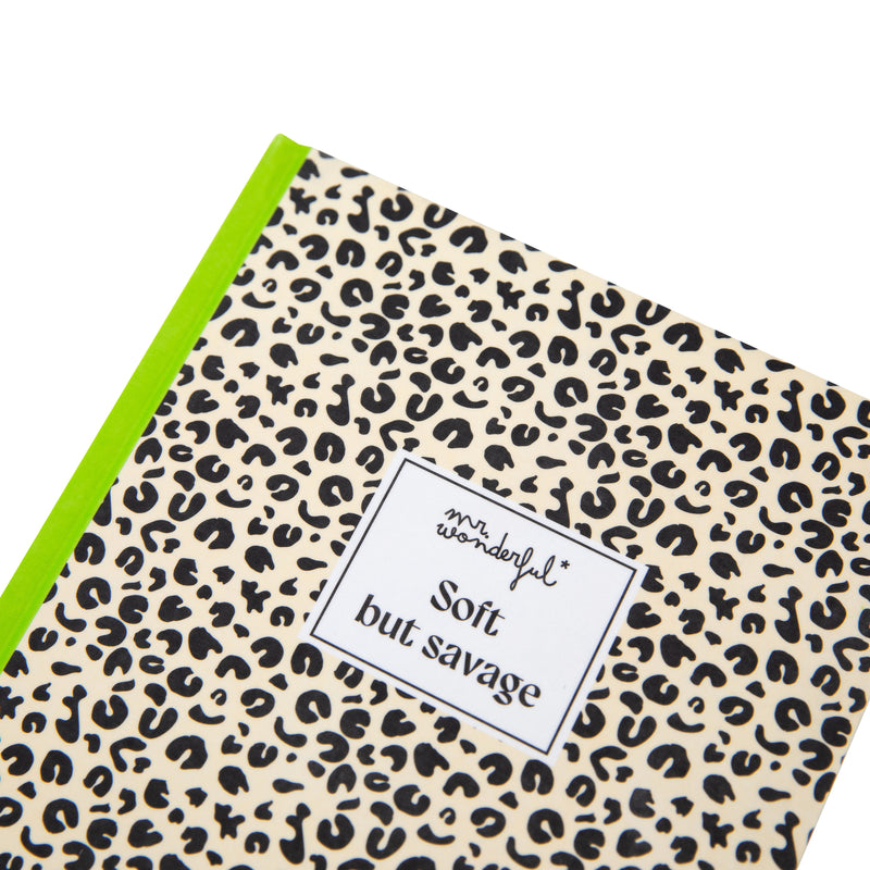 Caderno Formato A5 - Soft But Savage