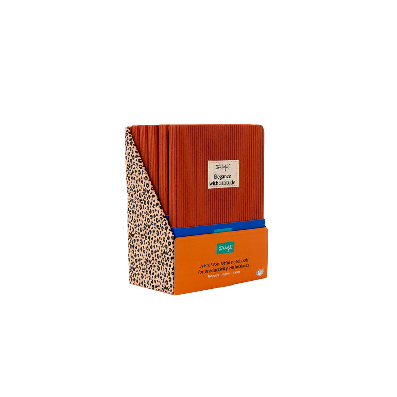 Caderno Formato A5 - Elegance Attitude Terracota