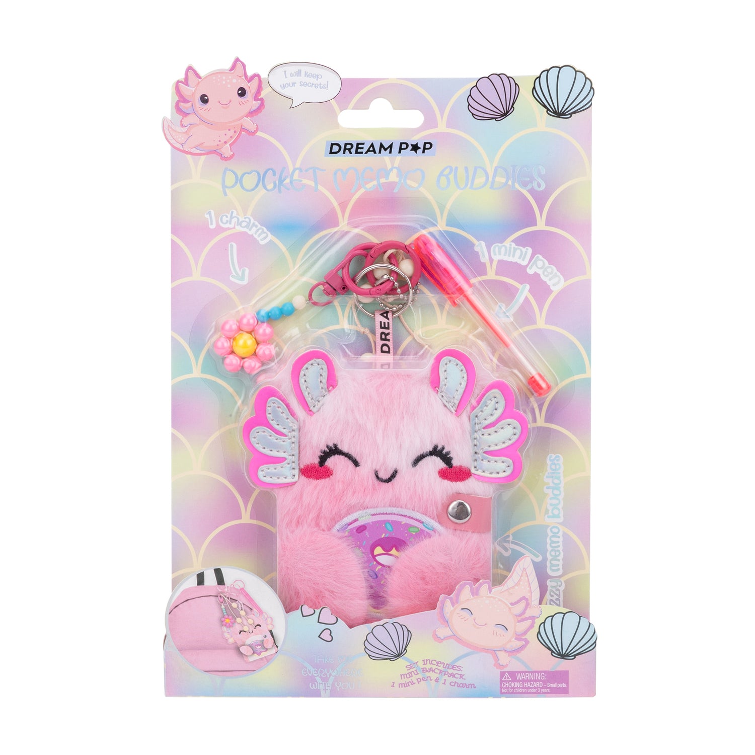 Porta-Chaves Dreampop - Peluche Rosa