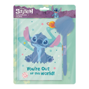 Conjunto Diário E Caneta Stitch