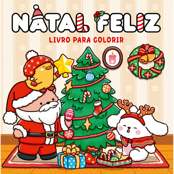Natal Feliz - Livro para Colorir