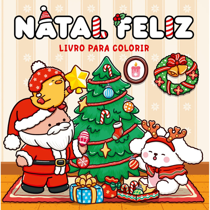 Natal Feliz - Livro para Colorir