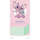 Calendário Quadrado 2026 - Lilo & Stitch