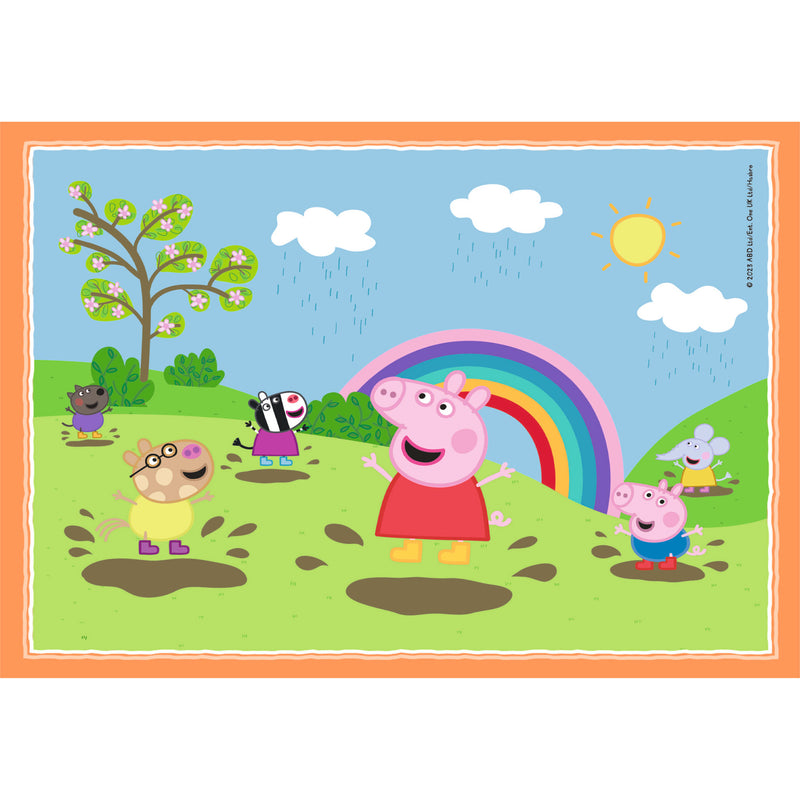 Puzzle 4 Em 1 Peppa Pig Clementoni