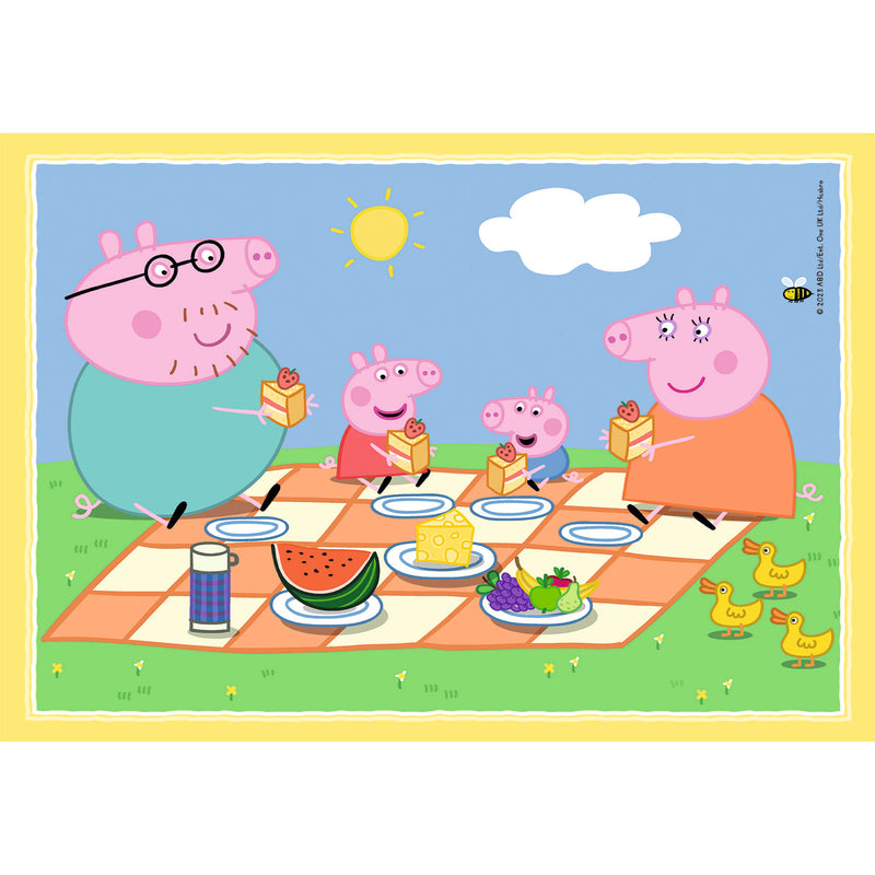 Puzzle 4 Em 1 Peppa Pig Clementoni