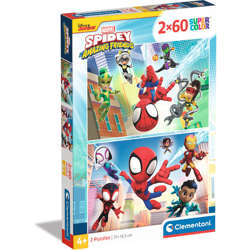 Puzzle 2X60 Pçs Spidey Clementoni