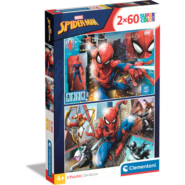 Puzzle 2X60 Peças Spider-Man Clementoni