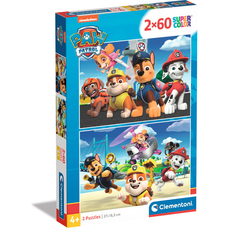 Puzzle 2X60 Pçs Paw Patrol Clementoni