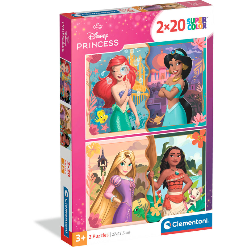 Puzzle 2X20 Pçs Disney Princess