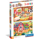 Puzzle 2X20 Peças The Farmyard Family