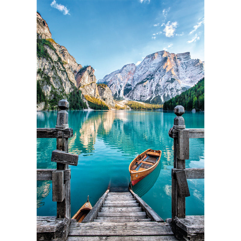 Puzzle 500 Pçs Hqc Braies Lake
