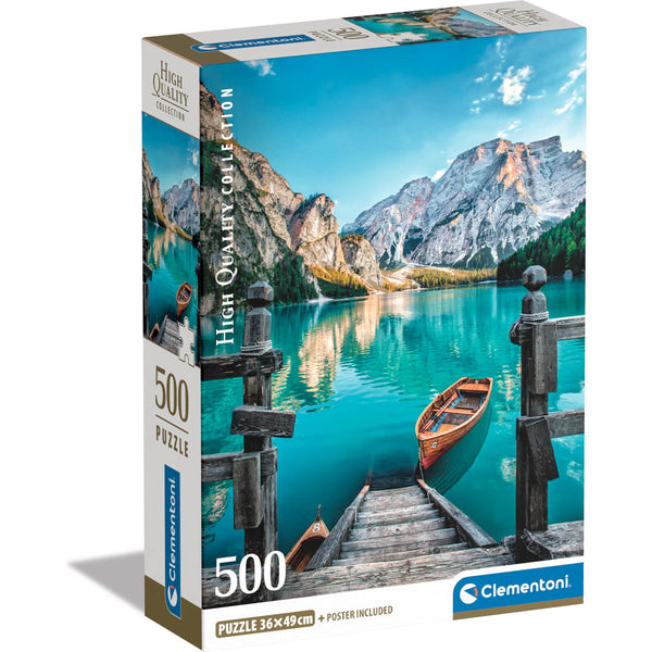 Puzzle 500 Pçs Hqc Braies Lake