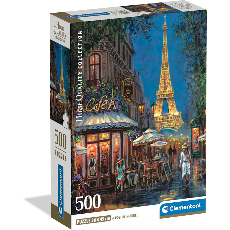 Puzzl 500Pç Hqc Night At The Eiffel Café