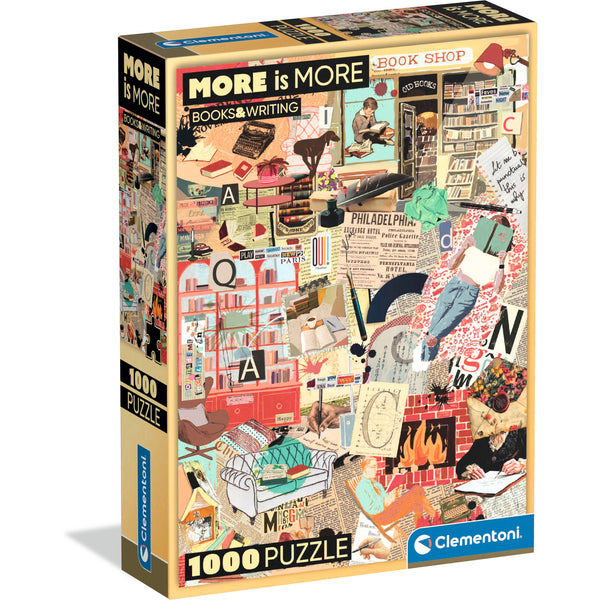 Puz 1000 Peça More Is More Books & Writing
