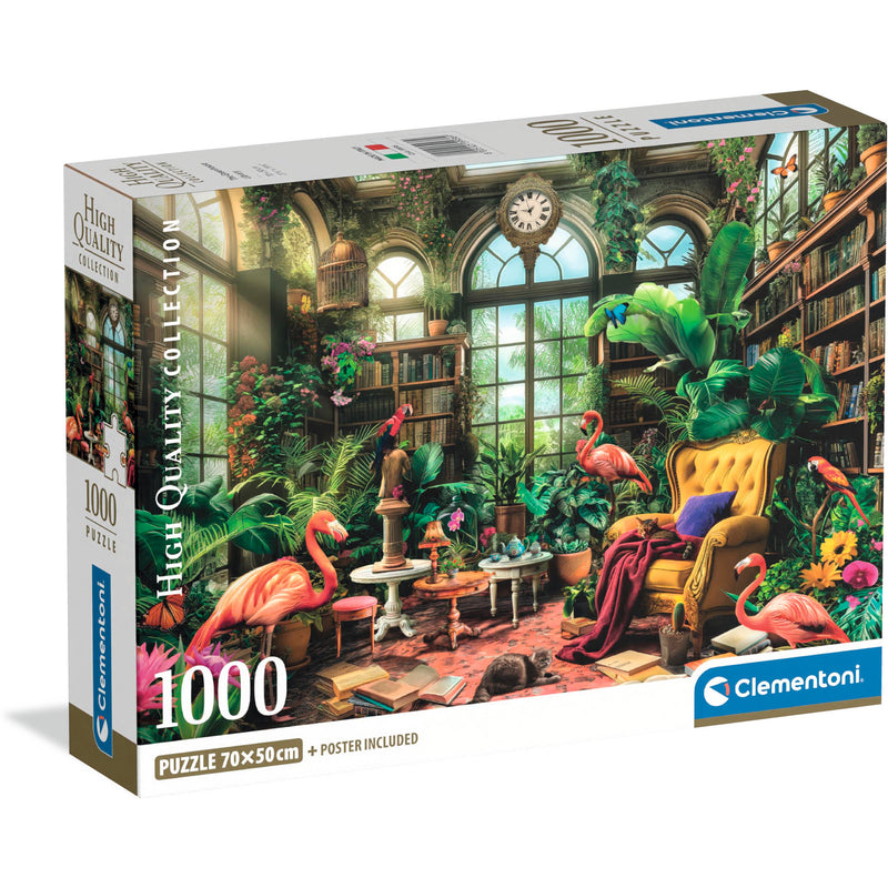 Puzzle 1000 Hqc The Greenhouse Library
