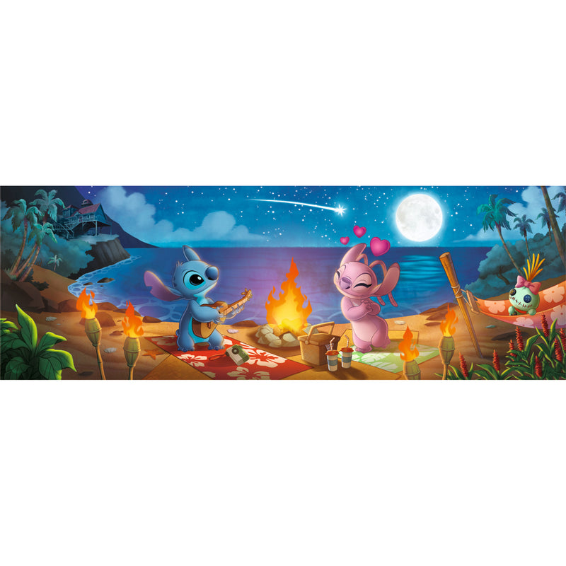 Puzzle 1000 Pçs Panorama Disney Stitch