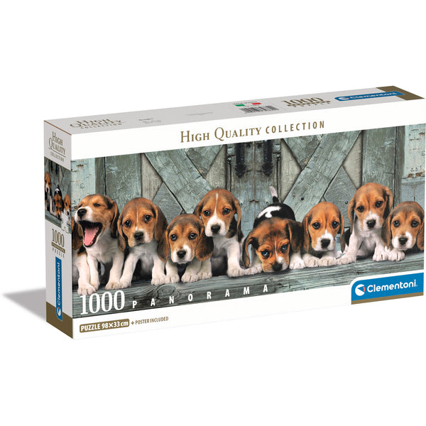 Puzzle 1000 Pçs Panorama Beagles