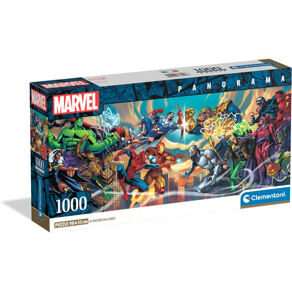 Puzzle 1000 Panorama Heroes Vs Villains