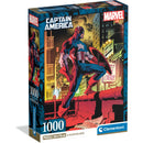 Puzzle 1000 Pçs Marvel Captain America