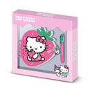 Conjunto Caderno +Caneta Morango Hello Kitty