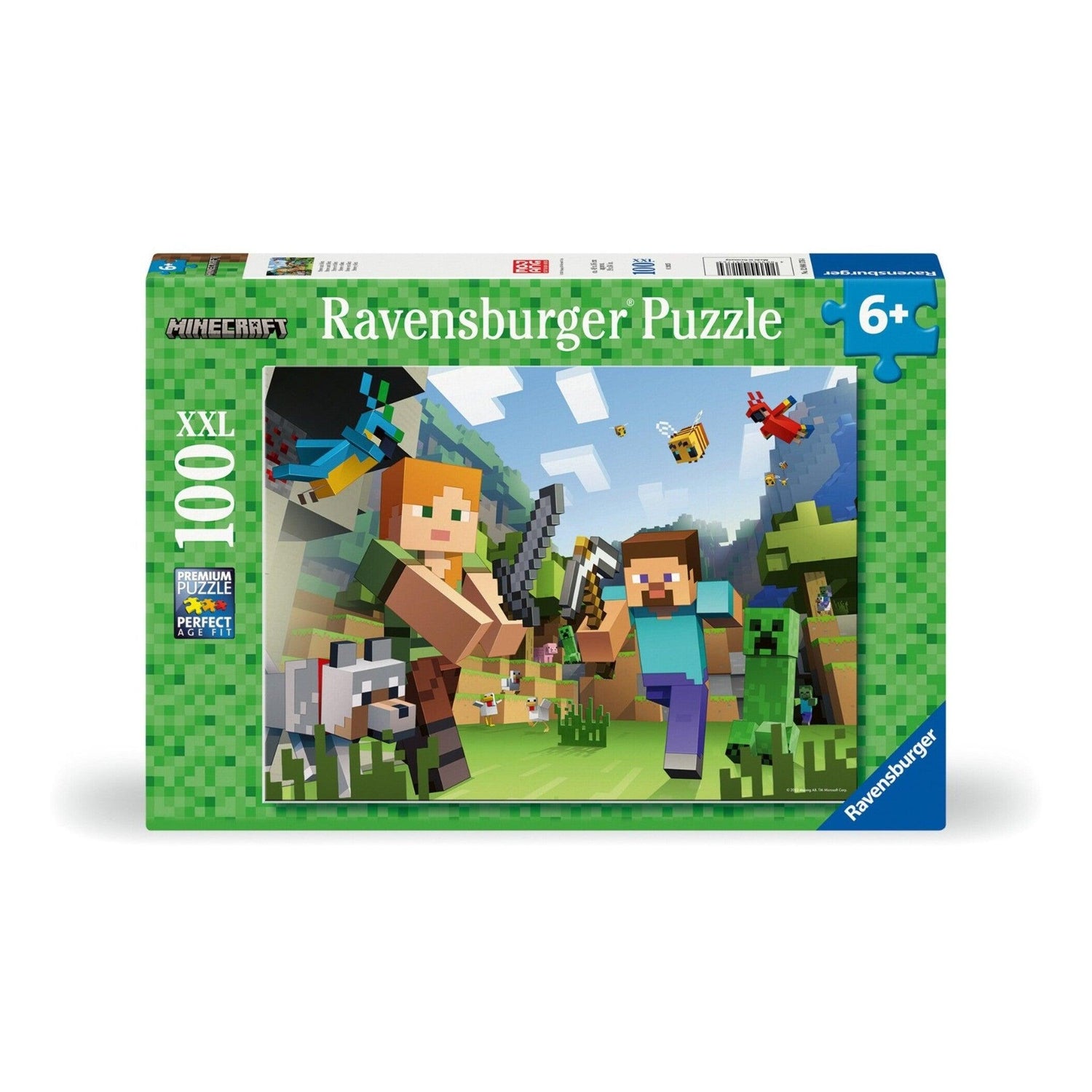 Ravensburger - Puzzle XXL Minecraft 100 Peças