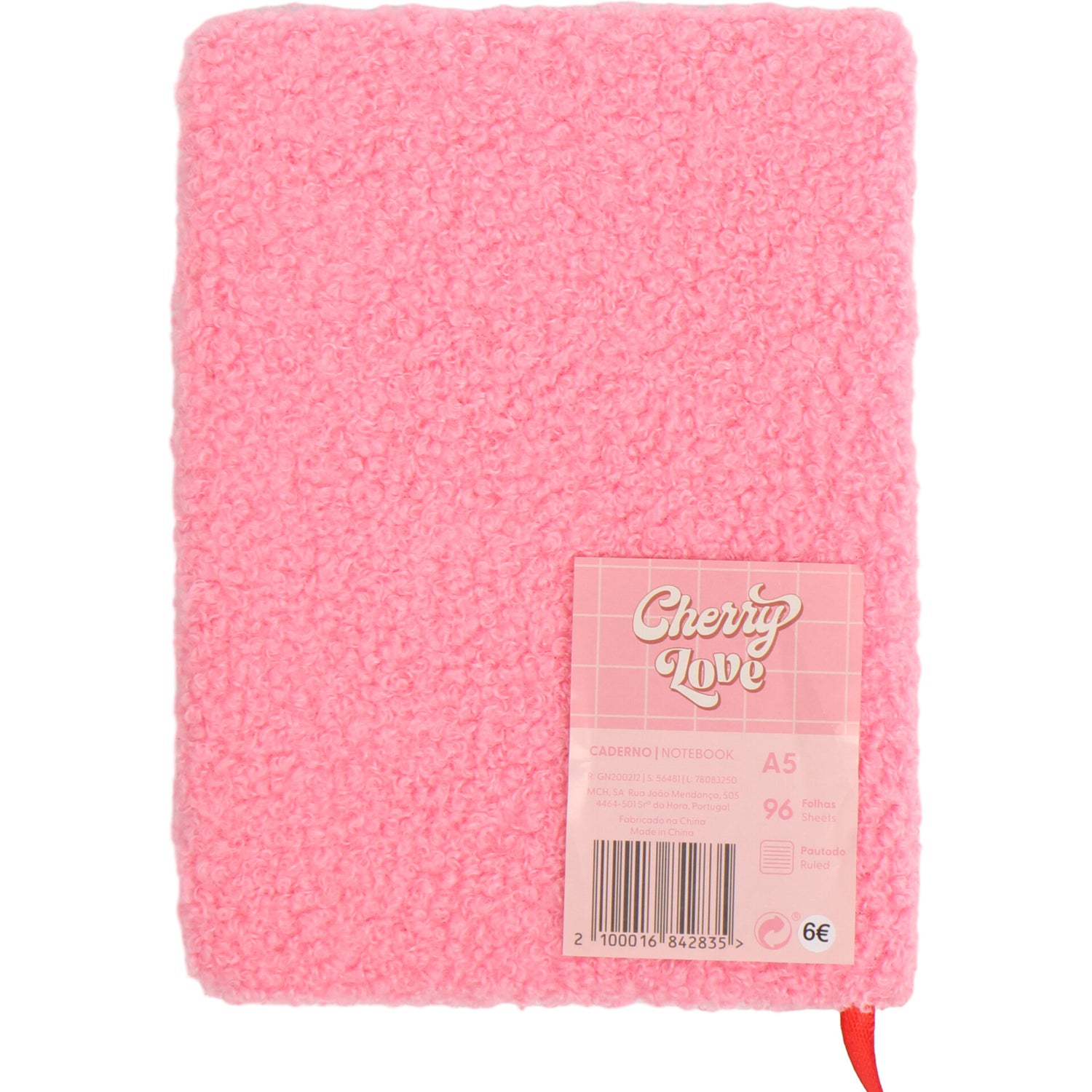 Caderno Agrafado Formato A5 Cerejas Cherry Love