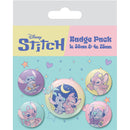 Conjunto 5 Pins - Stitch Planetary