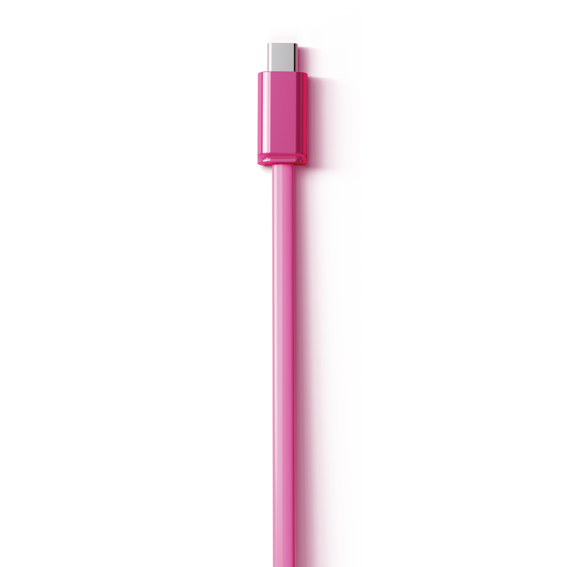 Cabo Usb C - Bubble Gum Pink