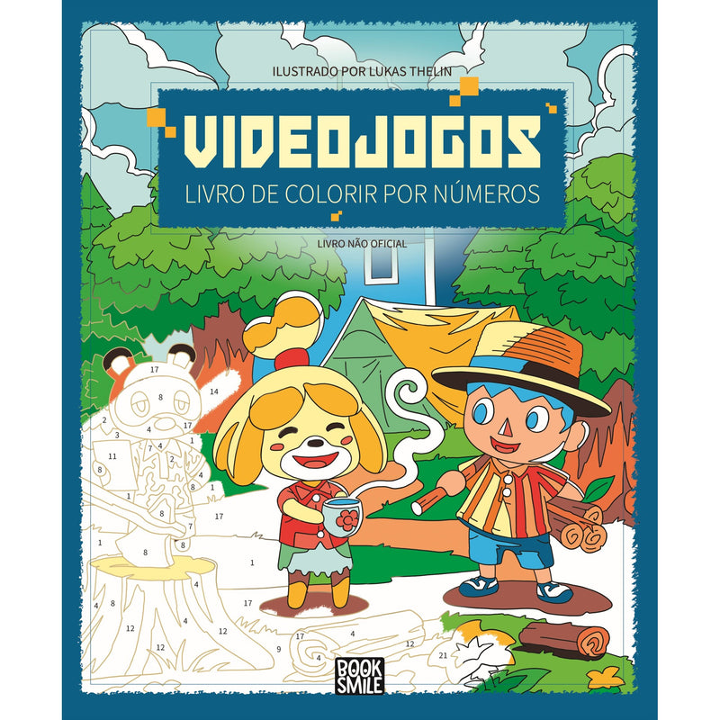 Videojogos: Livro De Colorir Por Números de Lukas Thelin
