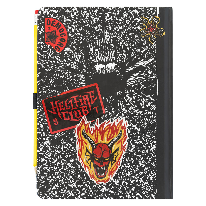 Caderno Formato A5 Com Lápis - Stranger Things