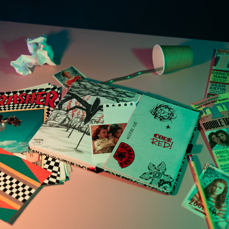 Caderno Formato A5 Com Lápis - Stranger Things