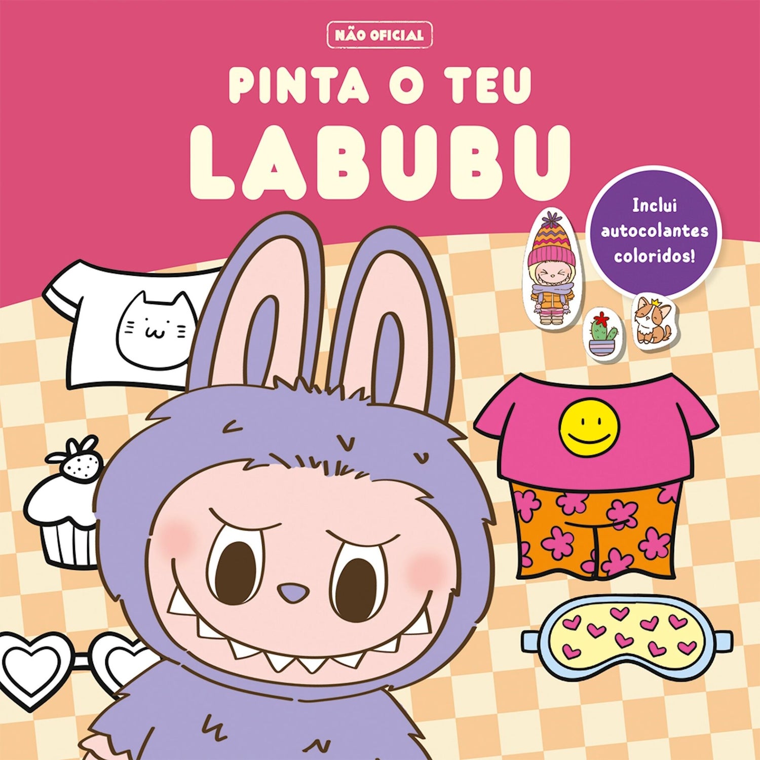 Livro de Colorir - Pinta o Teu Labubu de Porto Editora