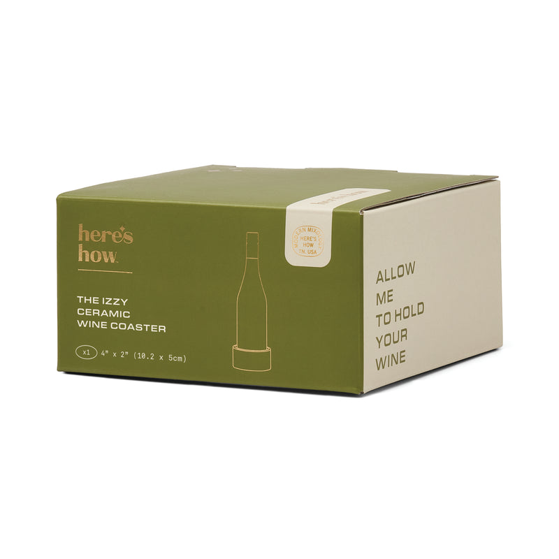 Base Garrafa Vinho - Green Stripes