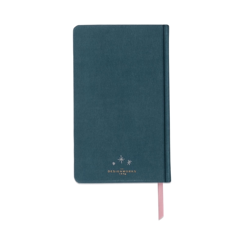Caderno Formato A5 - Celestial Teal Moon