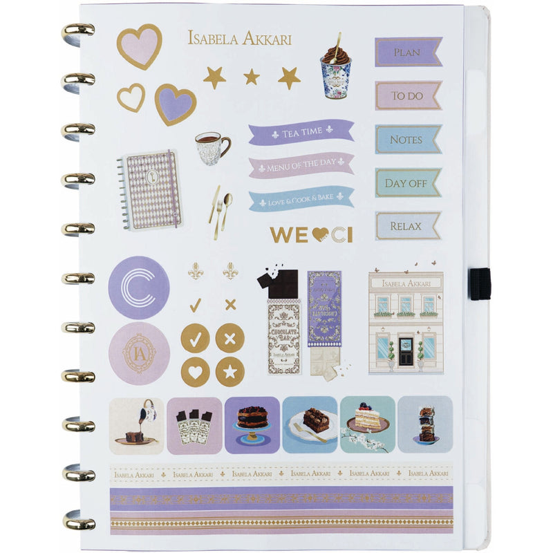 Caderno Inteligente Grande Rose Key By Isabela Akkari Caderno Inteligente