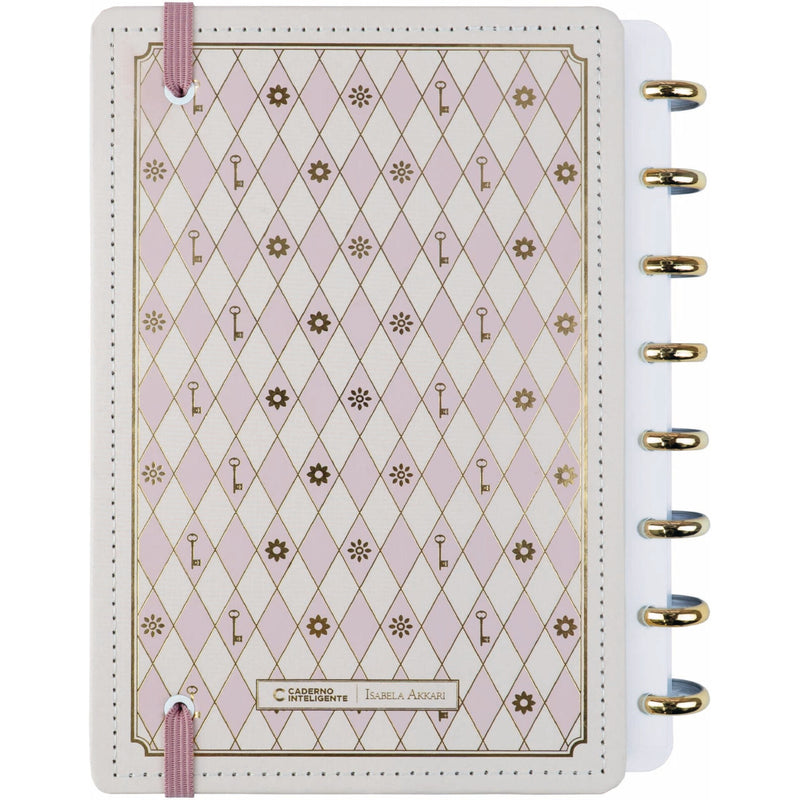 Caderno Inteligente Formato A5 Rose Key By Isabela Akkari Caderno Inteligente