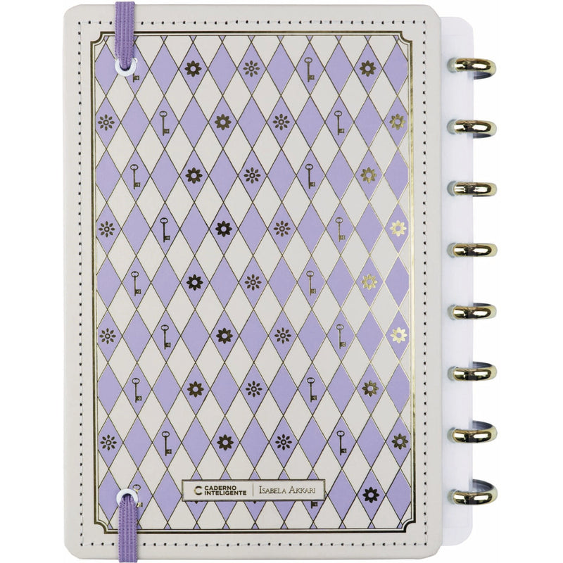 Caderno Inteligente Formato A5 Purple Key By Isabela Akkari
