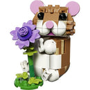 Hámster Adorável Com Flor Lego-Creator