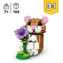 Hámster Adorável Com Flor Lego-Creator