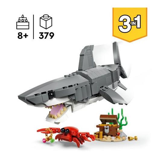 LEGO Creator - Tubarão Feroz Com Baú do Tesouro - 31381