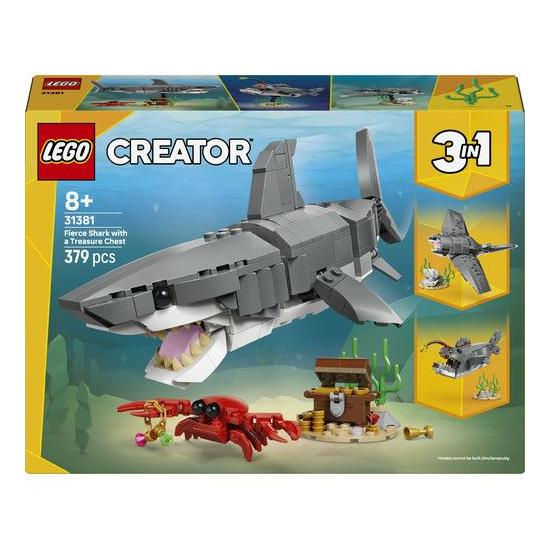 LEGO Creator - Tubarão Feroz Com Baú do Tesouro - 31381