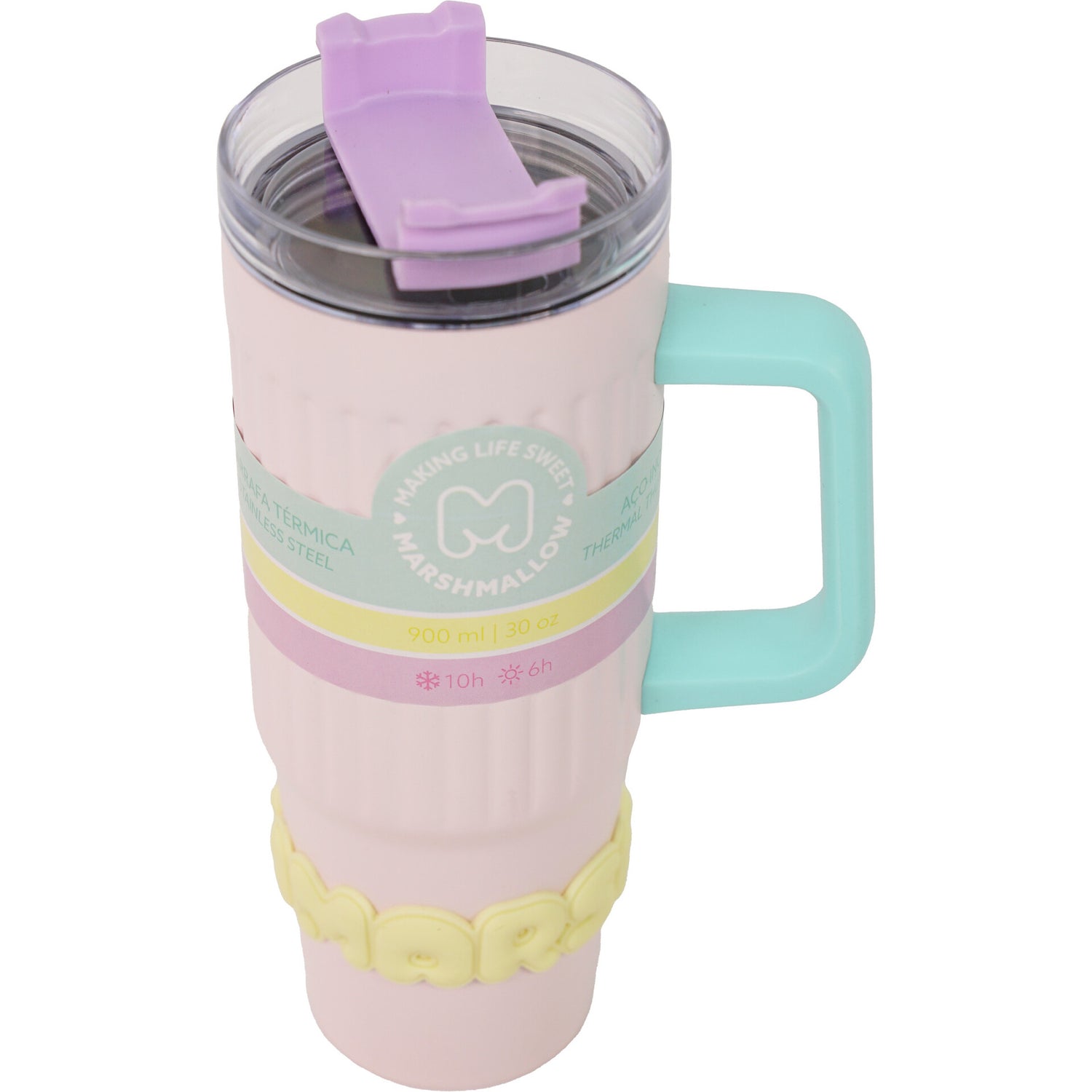 Garrafa 900 Mililitros Sortido Pastel Marshmallow