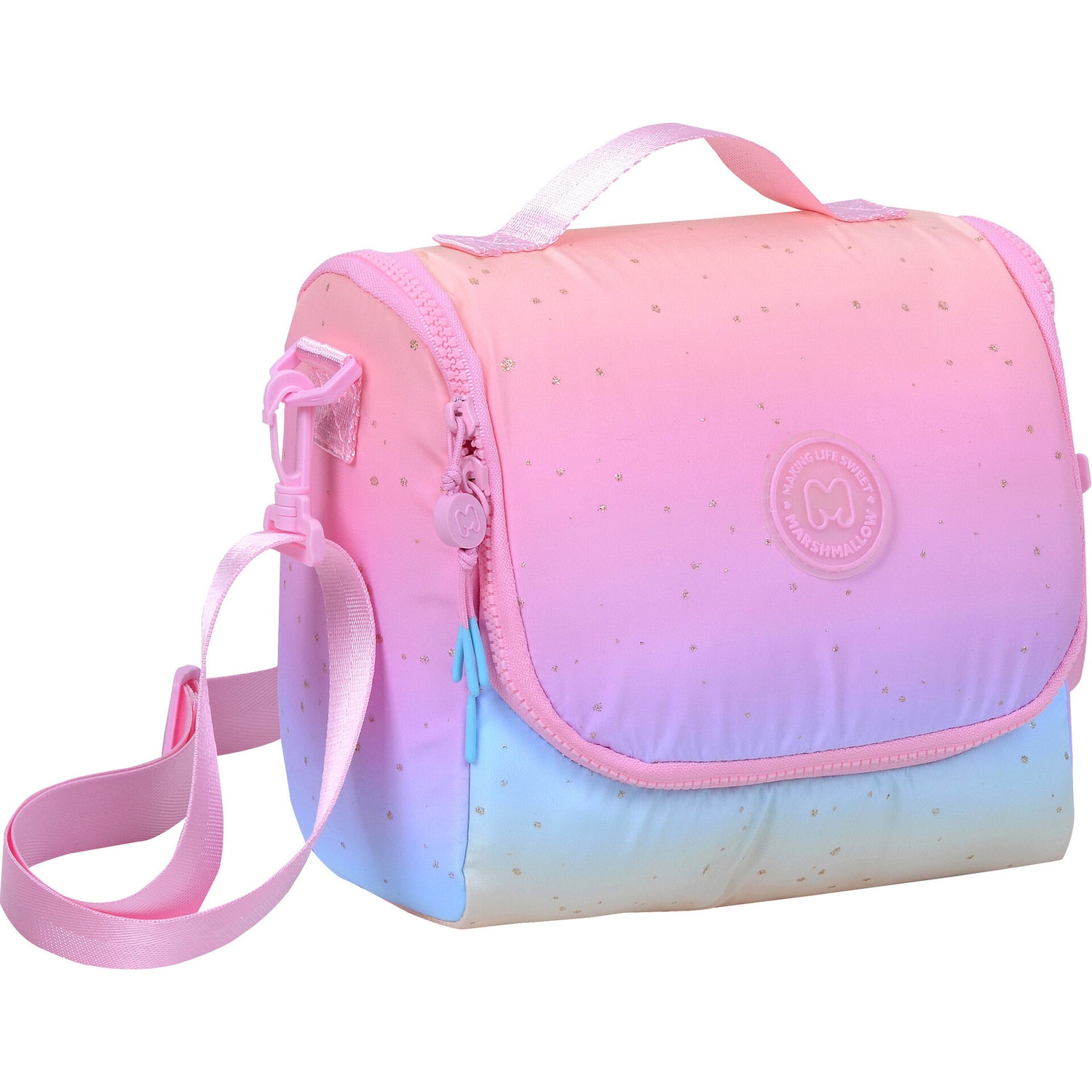 Saco Lanche Degradê Marshmallow