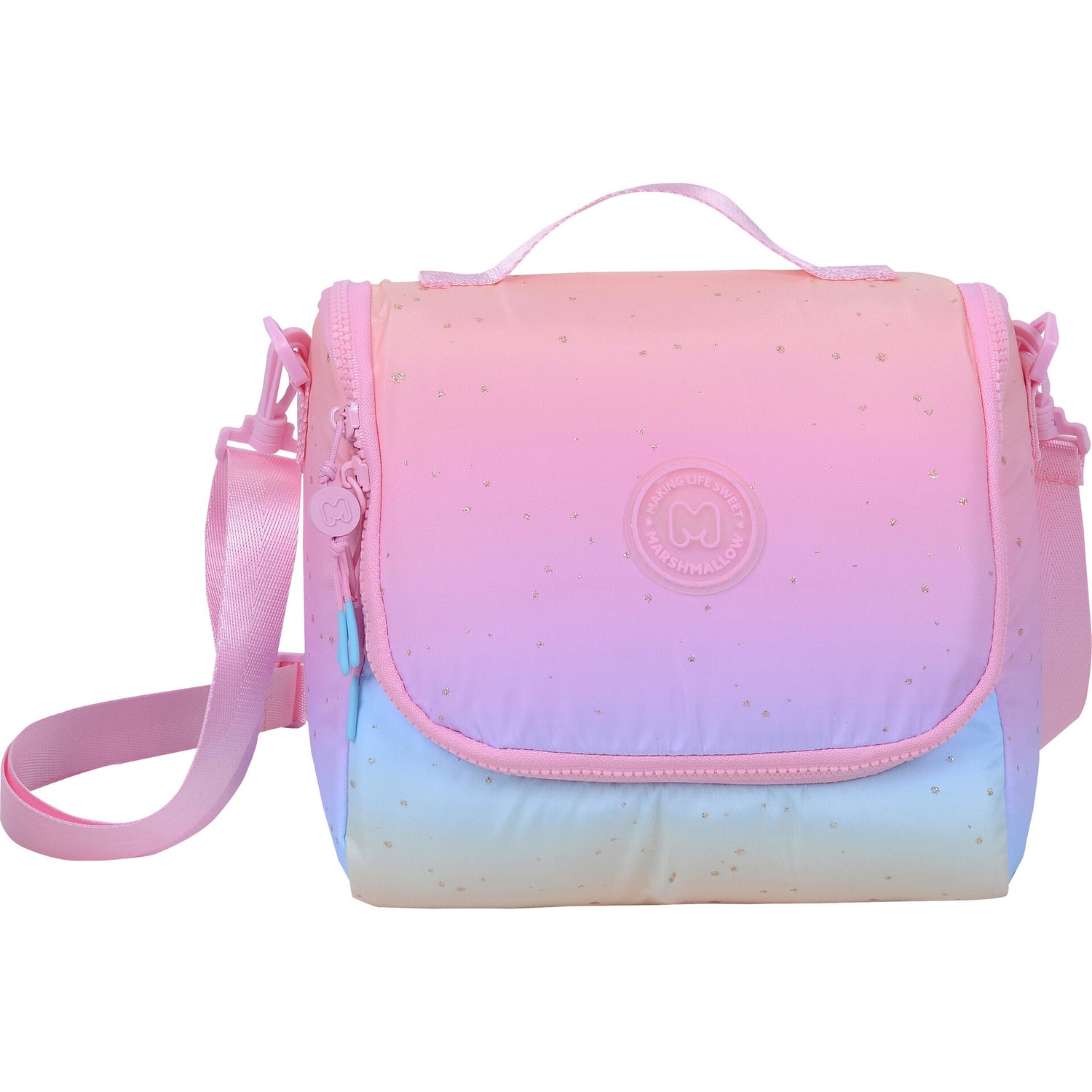Saco Lanche Degradê Marshmallow