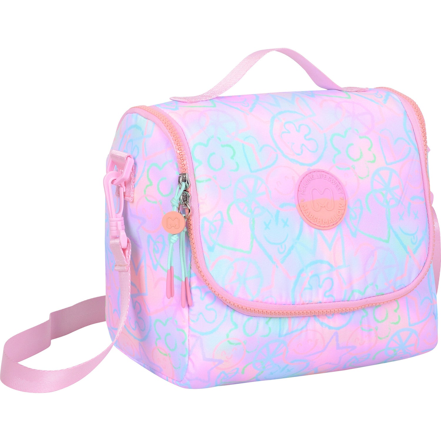 Saco Lanche Crazy Fun Marshmallow