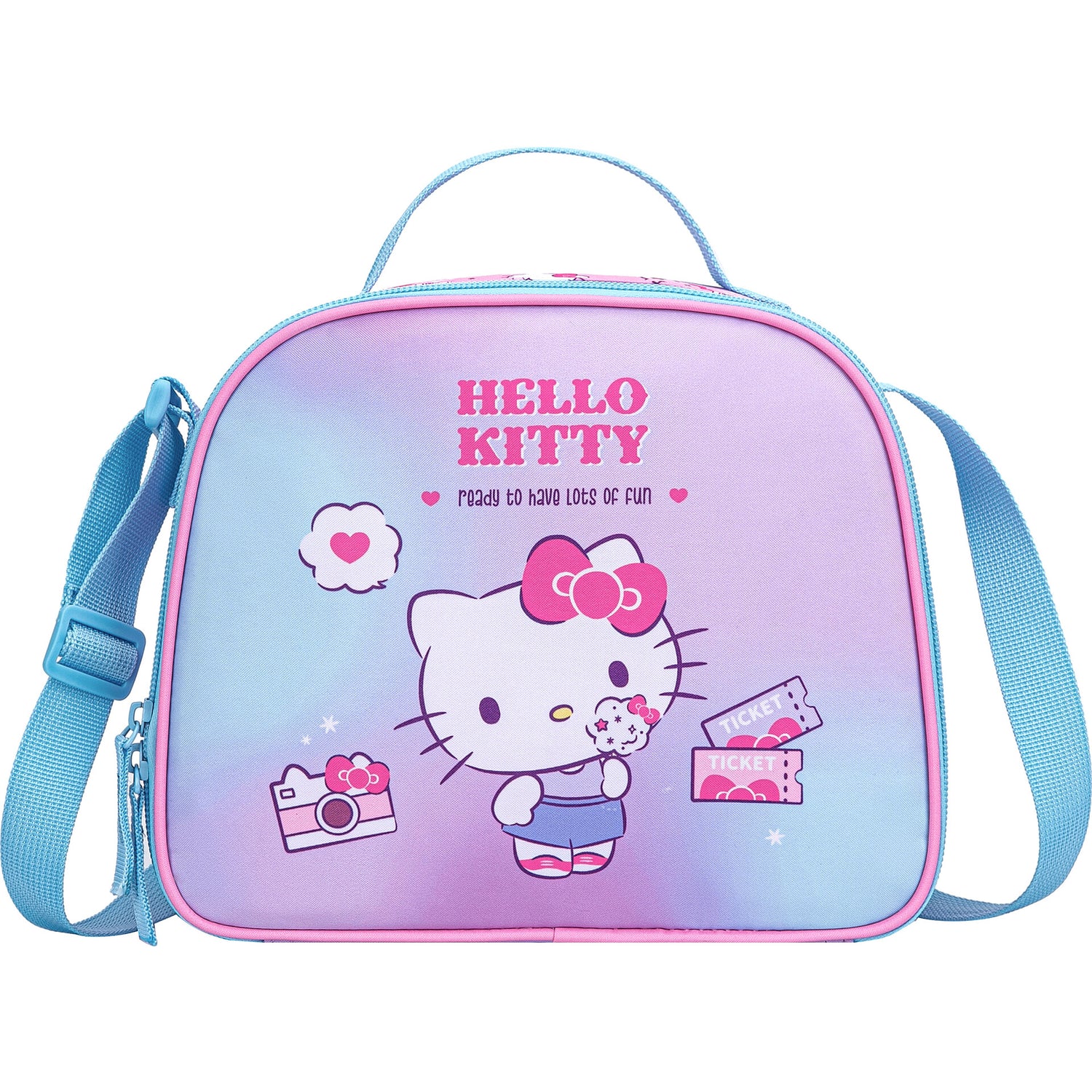 Saco Lanche Fun Hello Kitty